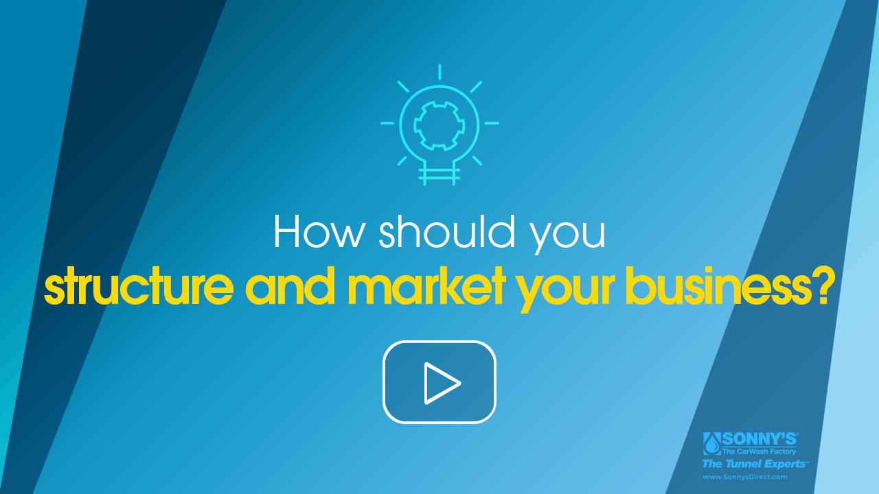 Watch how should you structure and market your business video